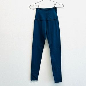 Beyond Yoga Peacock Blue Leggings